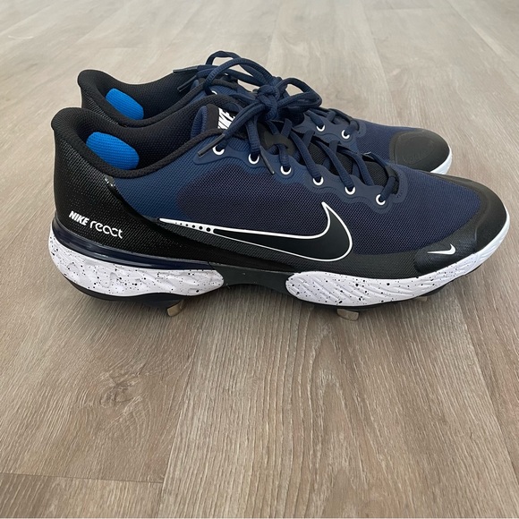 Nike Alpha Huarache Elite 3 Low Baseball Cleat Sz 12.5 College Navy CK0746-403 - Picture 2 of 9